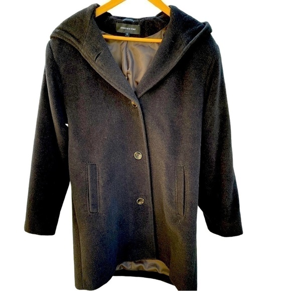 JONES New York coat, size 12, brown, beautiful in excellent condition - Picture 2 of 8